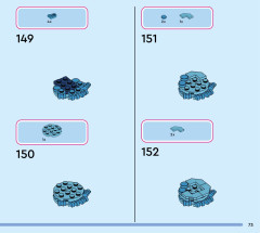 LEGO 43249 instructions page 73 – build guide