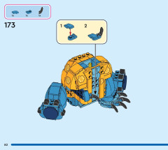LEGO 43249 instructions page 82 – build guide