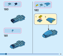 LEGO 43249 instructions page 85 – build guide