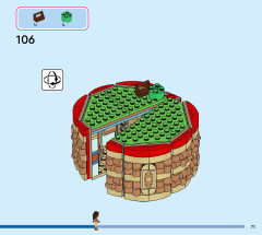 LEGO 43252 instructions page 71 – build guide