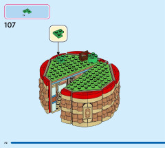 LEGO 43252 instructions page 72 – build guide