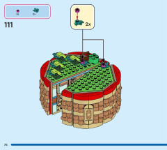 LEGO 43252 instructions page 76 – build guide
