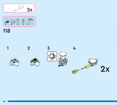 LEGO 43252 instructions page 84 – build guide