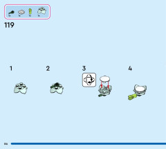 LEGO 43252 instructions page 86 – build guide