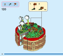 LEGO 43252 instructions page 88 – build guide