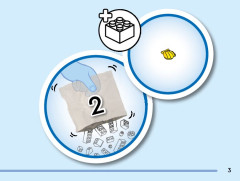 LEGO 43254 instructions page 3 – build guide