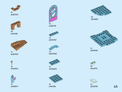 LEGO 43254 instructions page 45 – build guide