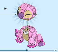 LEGO 43257 instructions page 107 – build guide