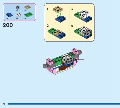 LEGO 43257 instructions page 76 – build guide