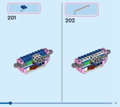 LEGO 43257 instructions page 77 – build guide