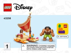 LEGO 43258 instructions page 1 – build guide