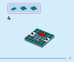 LEGO 43259 instructions page 11 – build guide