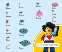 LEGO 43259 instructions page 51 – build guide