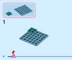 LEGO 43259 instructions page 8 – build guide