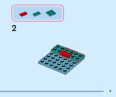LEGO 43259 instructions page 9 – build guide