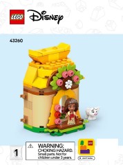 LEGO 43260 instructions page 1 – build guide