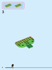 LEGO 43260 instructions page 8 – build guide
