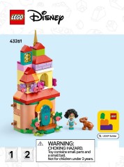 LEGO 43261 instructions page 1 – build guide