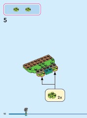 LEGO 43261 instructions page 10 – build guide