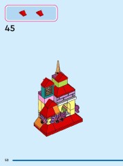 LEGO 43261 instructions page 52 – build guide