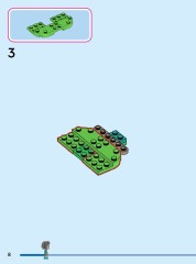 LEGO 43261 instructions page 8 – build guide