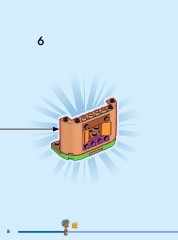 LEGO 43261 instructions page 8 – build guide