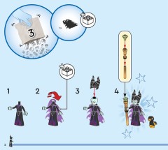 LEGO 43262 instructions page 2 – build guide