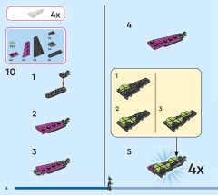LEGO 43262 instructions page 8 – build guide
