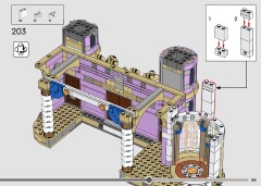 LEGO 43263 instructions page 159 – build guide