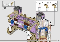 LEGO 43263 instructions page 165 – build guide