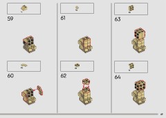 LEGO 43263 instructions page 69 – build guide