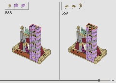 LEGO 43263 instructions page 169 – build guide