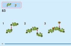 LEGO 43267 instructions page 74 – build guide