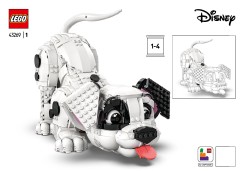 LEGO 43269 instructions page 1 – build guide