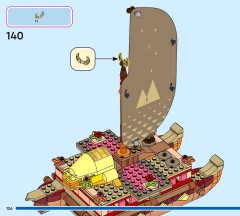 LEGO 43270 instructions page 136 – build guide