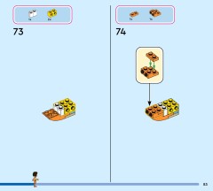 LEGO 43270 instructions page 83 – build guide