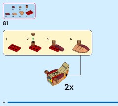 LEGO 43270 instructions page 88 – build guide