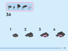 LEGO 43271 instructions page 43 – build guide