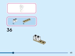 LEGO 43271 instructions page 45 – build guide