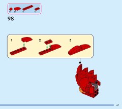 LEGO 43272 instructions page 47 – build guide