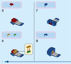 LEGO 43272 instructions page 6 – build guide