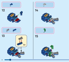 LEGO 43272 instructions page 8 – build guide