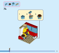 LEGO 43276 instructions page 73 – build guide
