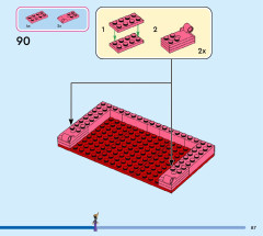 LEGO 43276 instructions page 87 – build guide