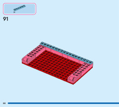 LEGO 43276 instructions page 88 – build guide
