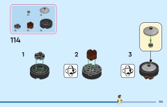 LEGO 43277 instructions page 115 – build guide