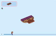 LEGO 43278 instructions page 8 – build guide