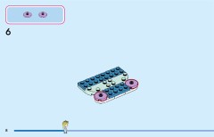 LEGO 43278 instructions page 8 – build guide