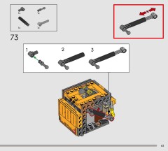 LEGO 43279 instructions page 41 – build guide