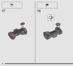 LEGO 43279 instructions page 52 – build guide